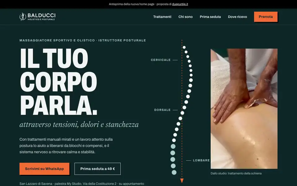 Anteprima del Balducci Holistic & Posturale