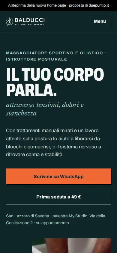 Balducci Holistic & Posturale — materiale 2