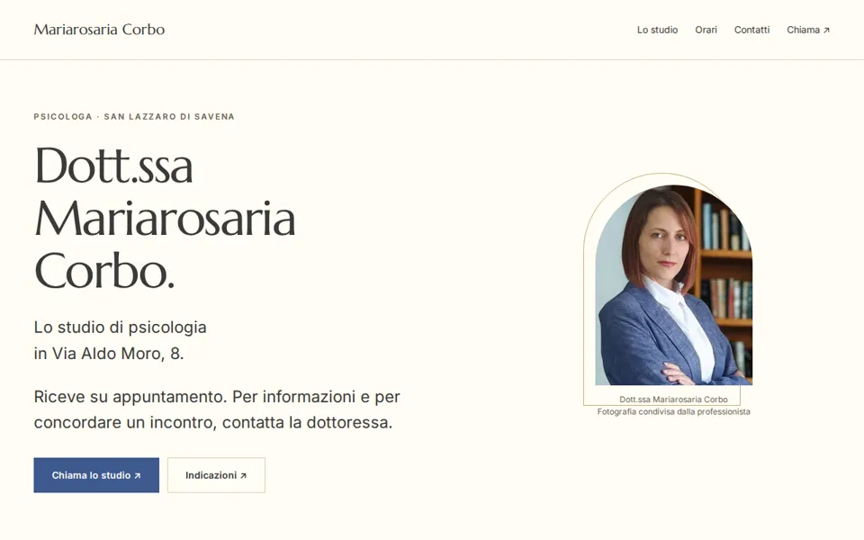 Anteprima del Dott.ssa Mariarosaria Corbo