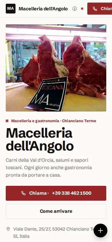 Macelleria dell'Angolo di Giacomo Bellugi — materiale 2
