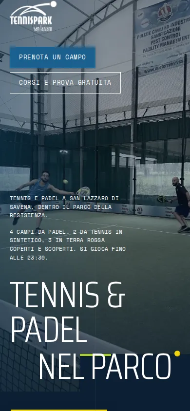 Tennis Park San Lazzaro — materiale 2