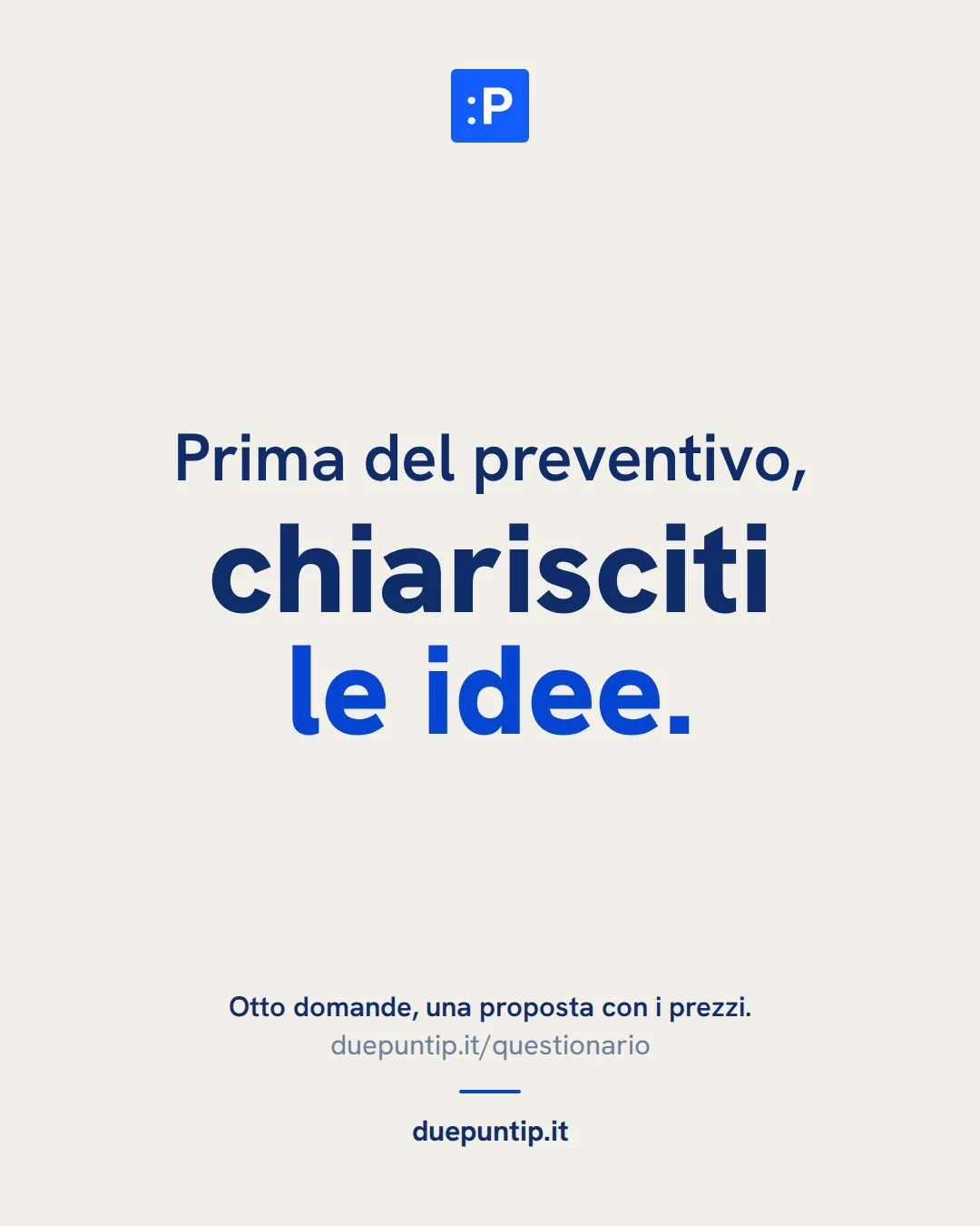 Post per duepuntip — materiale 4