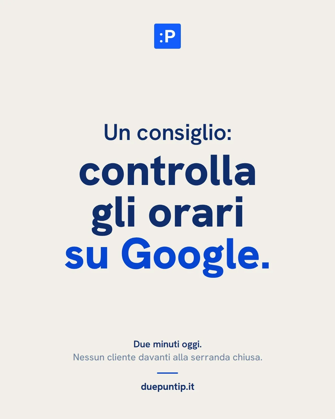 Post per duepuntip — materiale 1